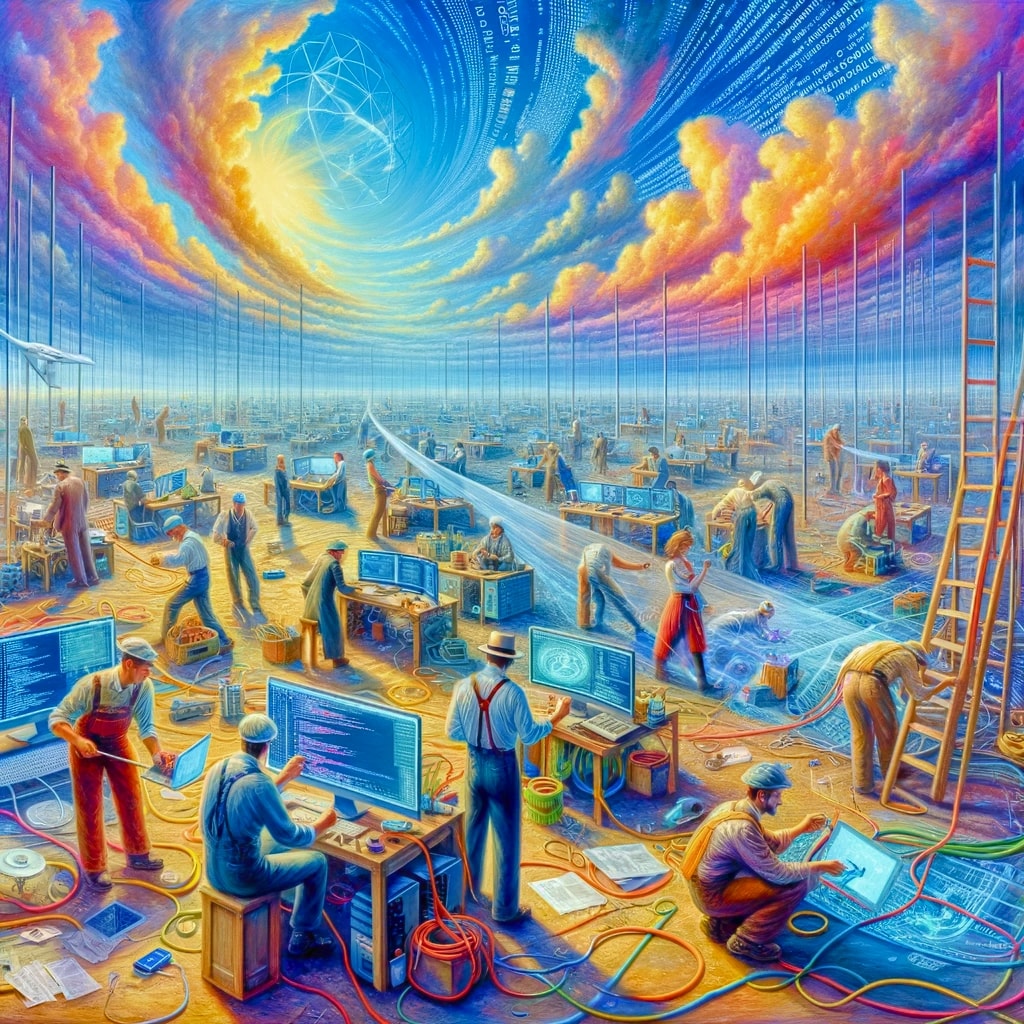 Lots of workers rebuilding the next-generation of the web
