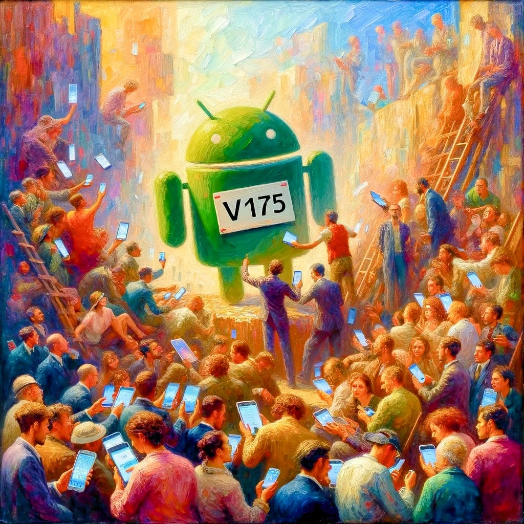Zucoin wallet app version v175 update released log changes -- Lots of people installing an android app, sign saying v175